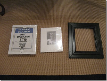 black frames and white table 001