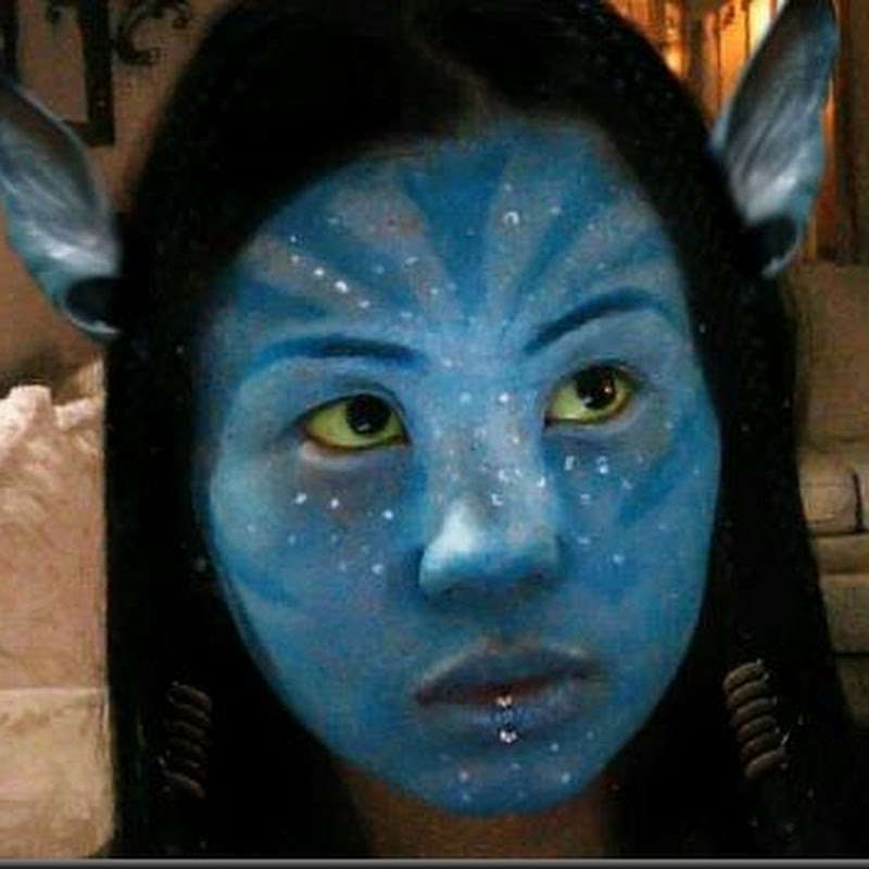 como hacer un maquillaje como la película Avatar