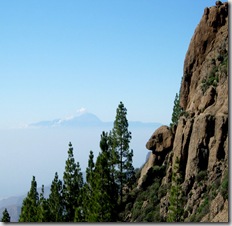 El nublo saludando al Teide