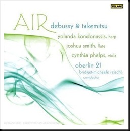 AIR: Music for Harp, Flute, Viola, & Strings by Debussy & Takemitsu