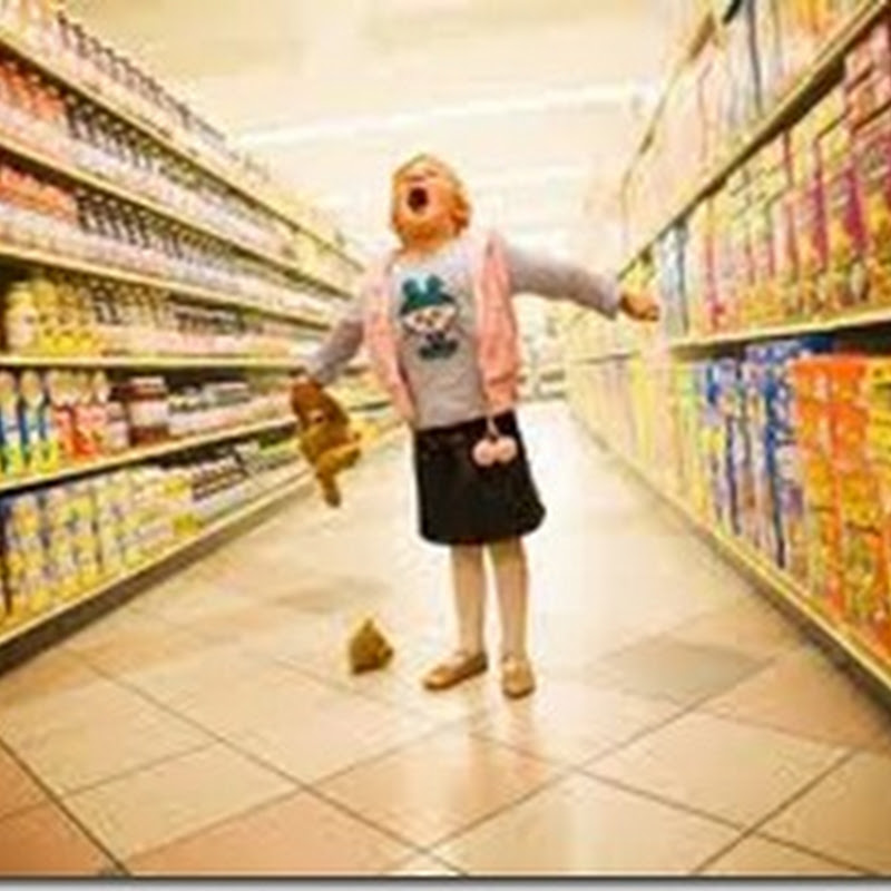 Как развлечь ребенка в супермаркете
