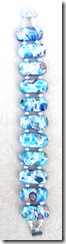 blue dichoric double strand bracelet