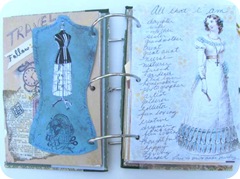 journal back dress form double spread all that I am
