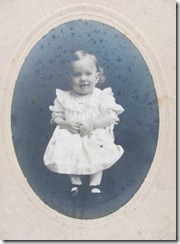 cabinet card baby girl