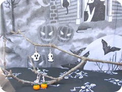 halloween ghost and pumpkin earrings1