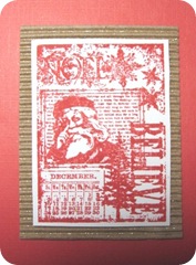 Christmas card believe santa