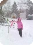Lilys snowman 1.2011