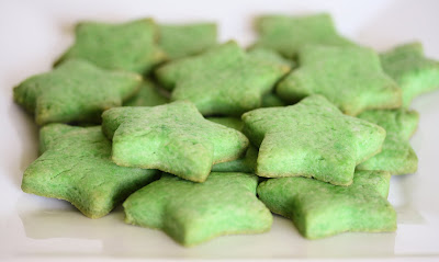 Pandan sugar cookies