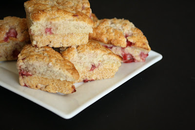 close-up photo of a plate of scones