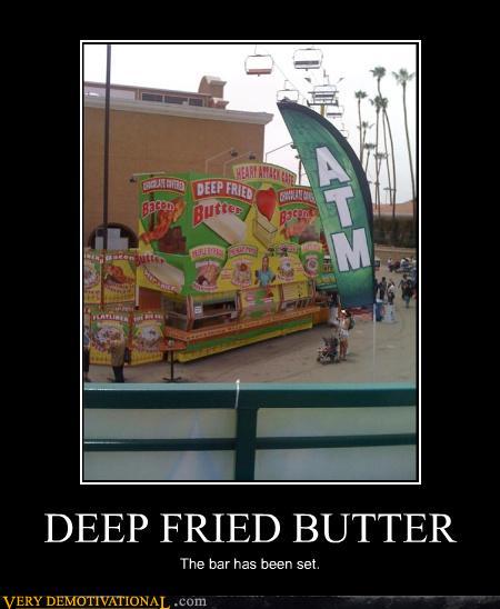 photo of a fried butter stand