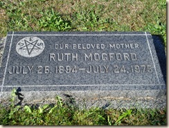 GRAVE RUTH MOGFORD