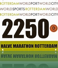 Startnummer R'dam halve marathon