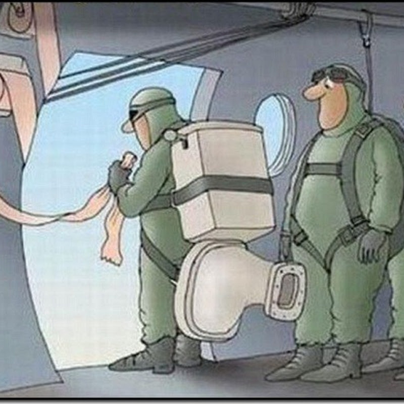 Humor gráfico paracaidista