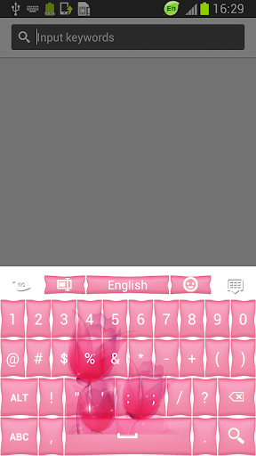 【免費個人化App】粉紅色的花鍵盤免費-APP點子