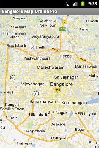 Bangalore Offline Map PRO