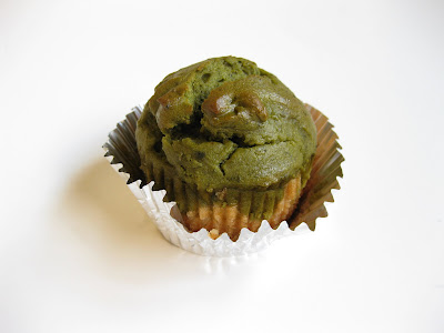 Matcha Green Tea and White Cupcake.