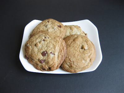 photo of four cookies on plate