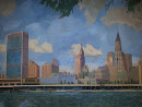 City by the River Mural
