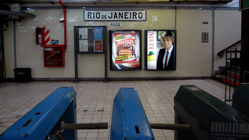 Subte Station Rio de Janeiro of Line A in Buenos Aires, Argentina