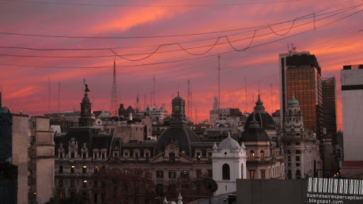 Buenos Aires is Glowing like a Ruby in the Winter Morning Sun of Argentina