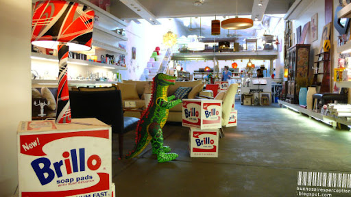 Inside View of a Design Store in the Palermo Soho Neighborhood of Buenos Aires, Argentina