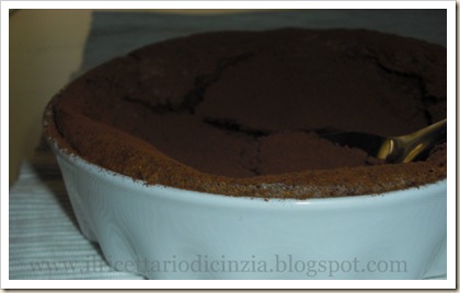 torta cremosa con il cioccolato