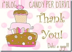 Blog candy di Dolci a go go!!!