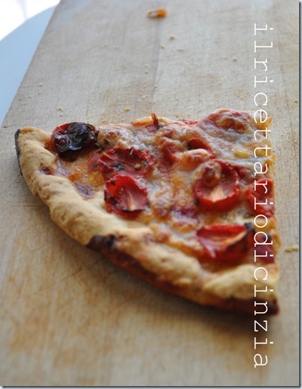 Pizza Margherita e pomodorini