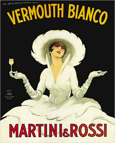 Vintage Ad Poster MARTINI & ROSSI Vermouth M.Dudovich  