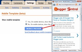 blogger mobile version