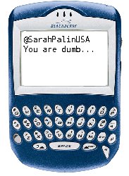 Phone with message - SarahPalinUSA You are dumb...
