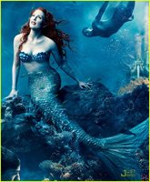Mermaid in undersea fantasy