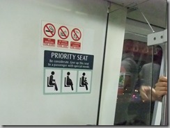 Priority seat