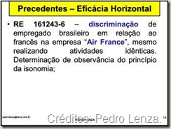 Eficácia Horizontal dos Direitos Fundamentais na Jurisprudência do STF: Discriminação de Empregado Brasileiro, a quem era pago salário inferior ao recebido por estrangeiro que exercia funções idênticas.