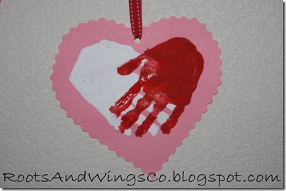valentine heart handprint 7