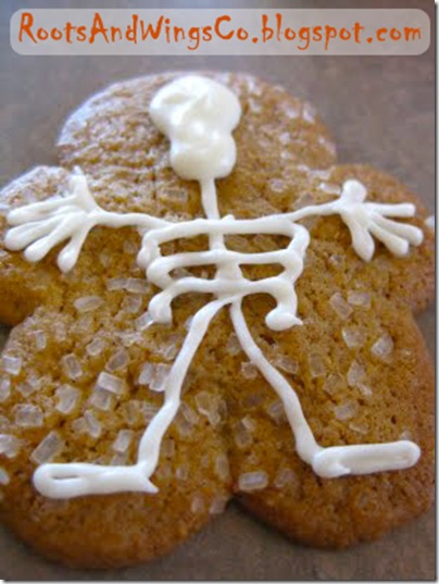 Gingerbread skeletons