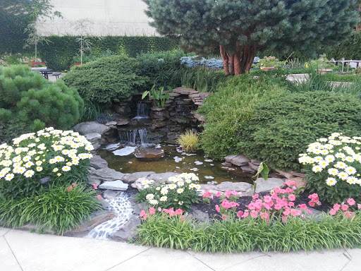 Cleveland Botanical Gardens Welcome Fountain