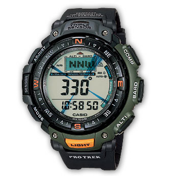 Jual Jam Tangan Casio Protrek Triple Sensor Dual Layer LCD 