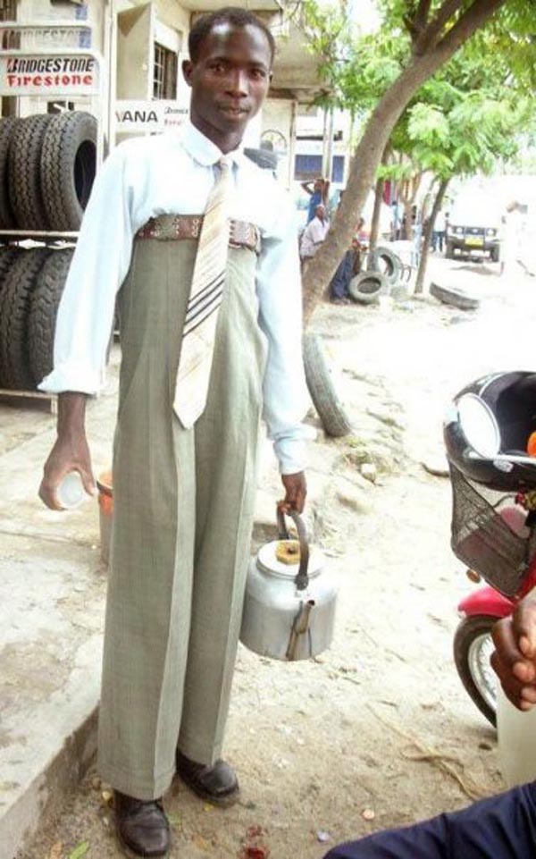 Photos that need no words to laugh - Longest pants