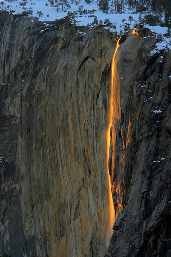 Lava fall at Yosemite National Park