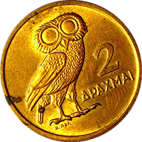2 Drachmas Gold Coin