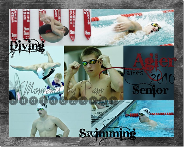 James swimming collage copy