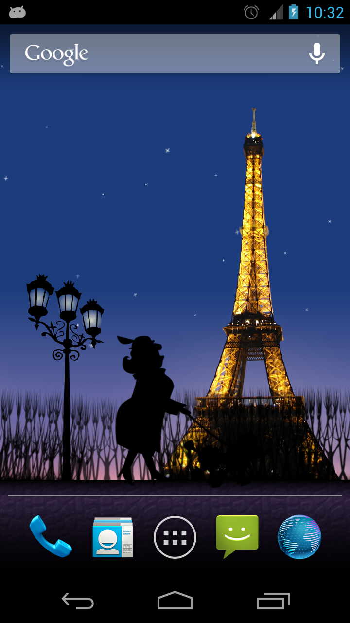 Mon Ami Paris Live Wallpaper Screen 2