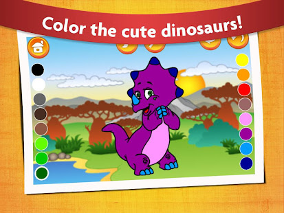 Kids Dinosaur Coloring Pages - Free Dino Game(圖3)-速報App