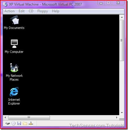 26 XP virtual machine desktop