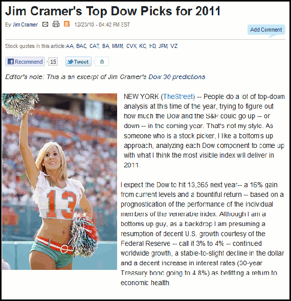 cramer's top 2011 picks