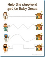 Nativity Preschool Pack PreWriting