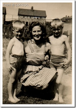 Graham and Steve Trubshaw with Nan