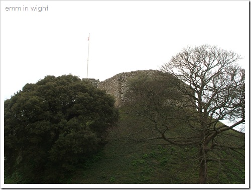 The motte and keep at Carisbrooke Castle