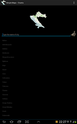 Simple City Maps - Croatia